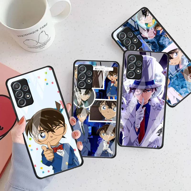 Detective Conan Anime Glass Case For Samsung Galaxy A52 A53 A12 A32 A71 A33 A13 A51 A23 A32 A31 A22 Soft Phone Fundas 
Detective Conan Anime Glass Case For Samsung Galaxy A52 A53 A12 A32 A71 A33 A13 A51 A23 A32 A31 A22 Soft Phone Fundas