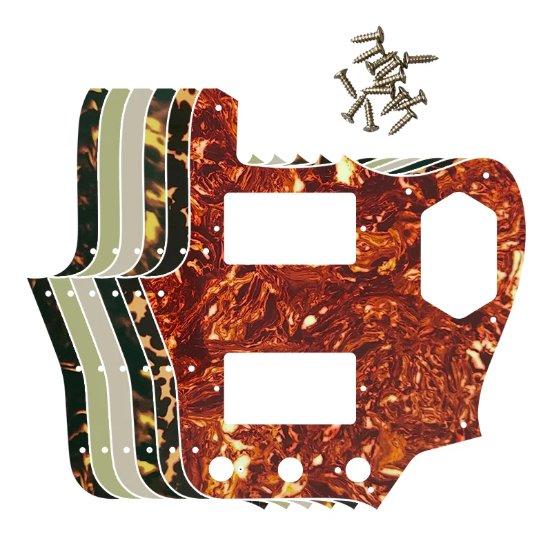 Feiman Custom Guitar Parts - New Arrivals For US Jaguar Guitar Pickguard With PAF Humbuckers Scratch Plate Flame Pattern
Feiman Custom Guitar Parts - New Arrivals For US Jaguar Guitar Pickguard With PAF Humbuckers Scratch Plate Flame Pattern
