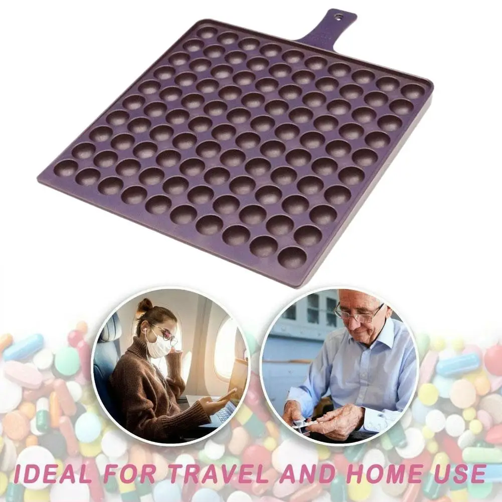100 Holes Pill Counter Tray Vitamin Dispenser Medicine Medicine Board Plate Dispenser Pharmacy Capsule Counting Container F3G3
100 Holes Pill Counter Tray Vitamin Dispenser Medicine Medicine Board Plate Dispenser Pharmacy Capsule Counting Container F3G3