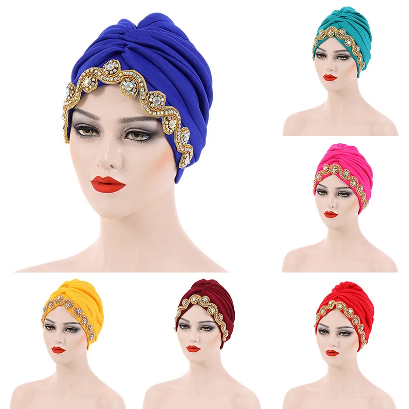 1PC Bonnet Head Wraps Skull-caps Beanie Cap Turban Stretchy Pre-Tied Soft Women African
1PC Bonnet Head Wraps Skull-caps Beanie Cap Turban Stretchy Pre-Tied Soft Women African