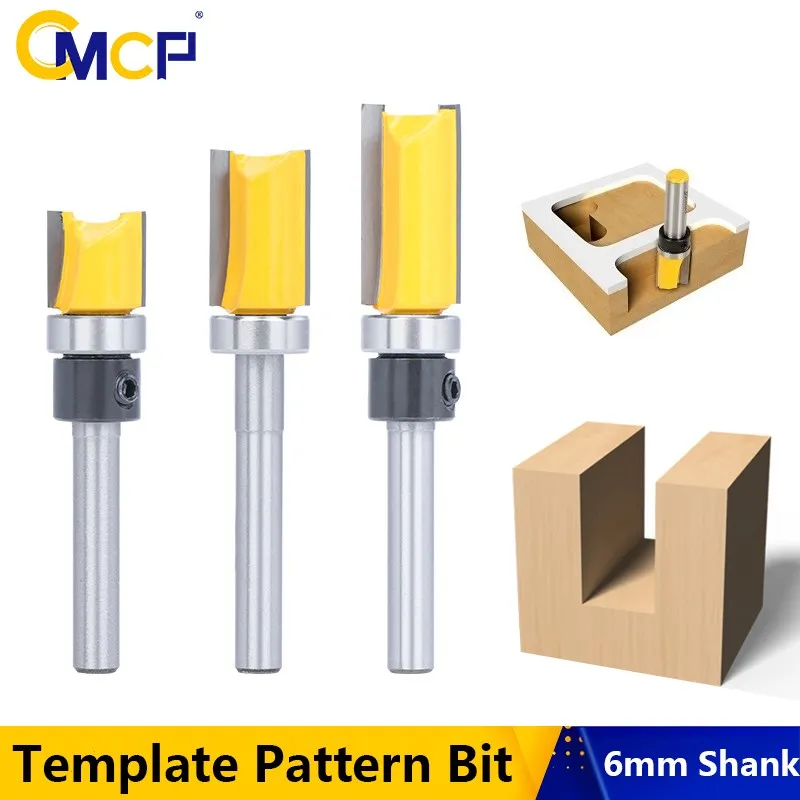 CMCP Router Bit 6mm Shank Template Pattern Bit Flush Trim Router Bit Milling Cutter For Woodworking
CMCP Router Bit 6mm Shank Template Pattern Bit Flush Trim Router Bit Milling Cutter For Woodworking
