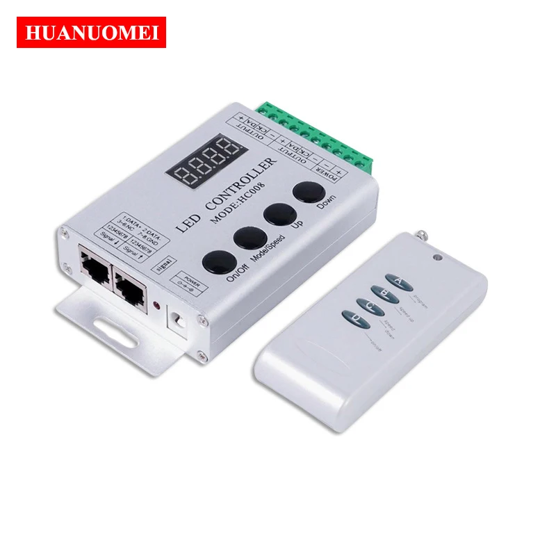 HC008 светодиодный пиксельный контроллер RGB WS2812B WS2812 WS2811 SK6812 светодиодная лента для подсветильник светового направления световая лента лампа ...
HC008 светодиодный пиксельный контроллер RGB WS2812B WS2812 WS2811 SK6812 светодиодная лента для подсветильник светового направления световая лента лампа ...