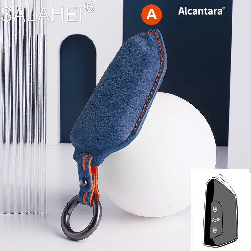 Alcantara Suede Car Key Case Cover Shell Protector For VW Volkswagen Golf 8 Tuang X ID4 ID6 ID3 Talagon Lamando L 2020 Accessory
Alcantara Suede Car Key Case Cover Shell Protector For VW Volkswagen Golf 8 Tuang X ID4 ID6 ID3 Talagon Lamando L 2020 Accessory