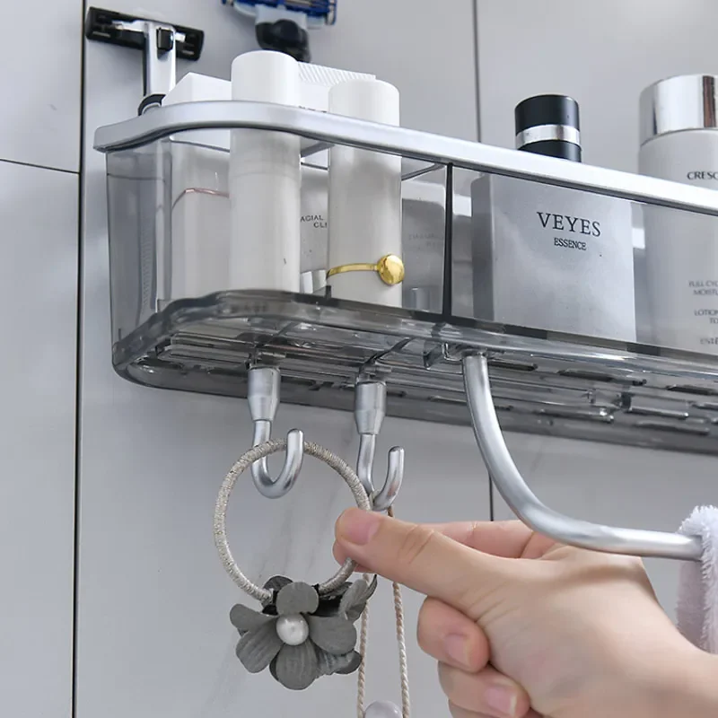 Enhance Wall Mount Drainable Shower Corner Shelf Organizer Storage Rack with Hooks for Bathroom Accessories, Shampoo & Towel She
Enhance Wall Mount Drainable Shower Corner Shelf Organizer Storage Rack with Hooks for Bathroom Accessories, Shampoo & Towel She