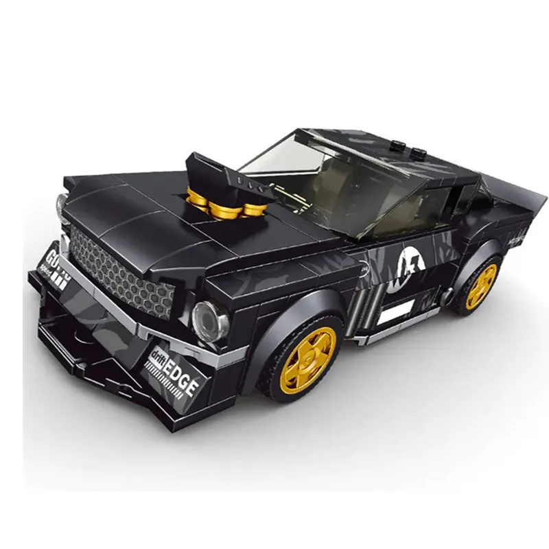 Новинка 2023 MOC скорость серии чемпионов модель со знаменитой звездой гоночный