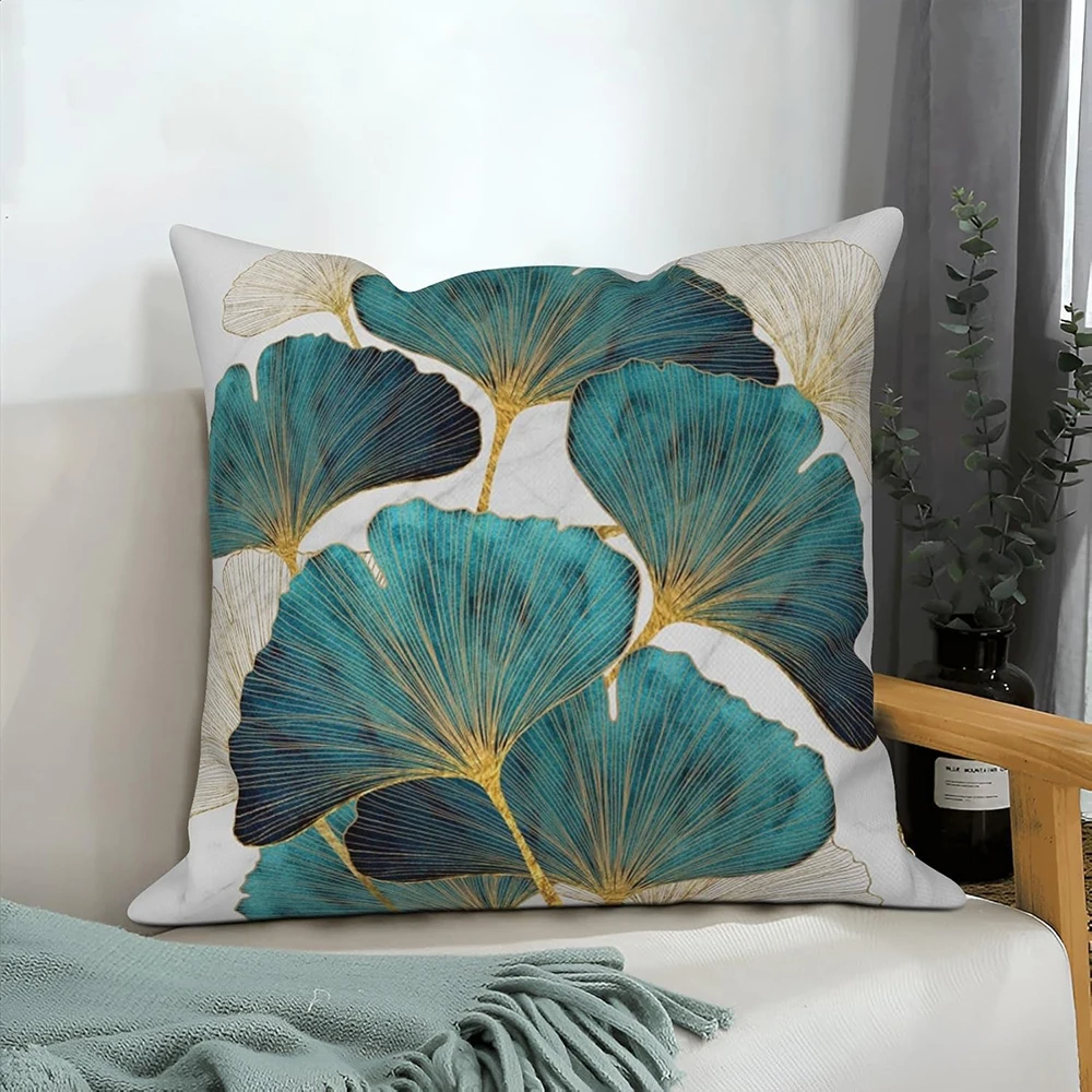 Декоративная наволочка Blue Gold Ginkgo Leaf 40x40 см
Декоративная наволочка Blue Gold Ginkgo Leaf 40x40 см