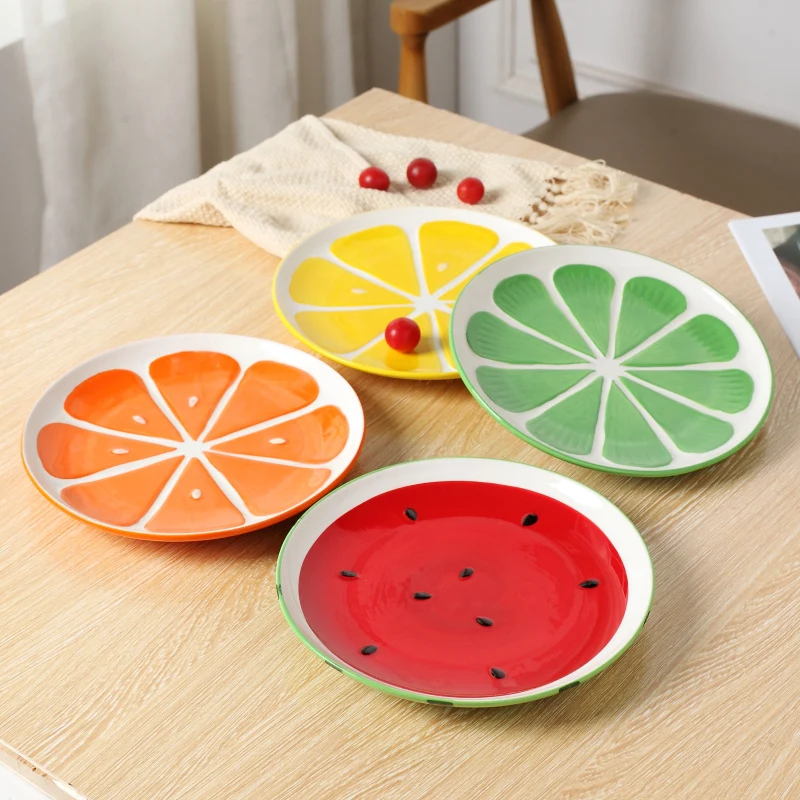 Hand-Painted Fruit Design Plate Tарелки Creative Personality Contracted Ceramic Tableware 8 Inches Round Dish Household Kitchen
Hand-Painted Fruit Design Plate Tарелки Creative Personality Contracted Ceramic Tableware 8 Inches Round Dish Household Kitchen