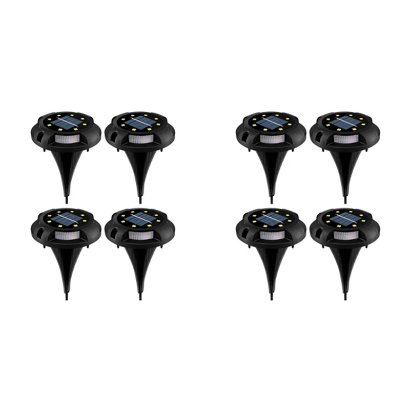 Уличный фонарь на солнечной батарее, наружный садовый светильник под землей, для ландшафта, газона, 4 упаковки, 12 светодиодов 
Уличный фонарь на солнечной батарее, наружный садовый светильник под землей, для ландшафта, газона, 4 упаковки, 12 светодиодов