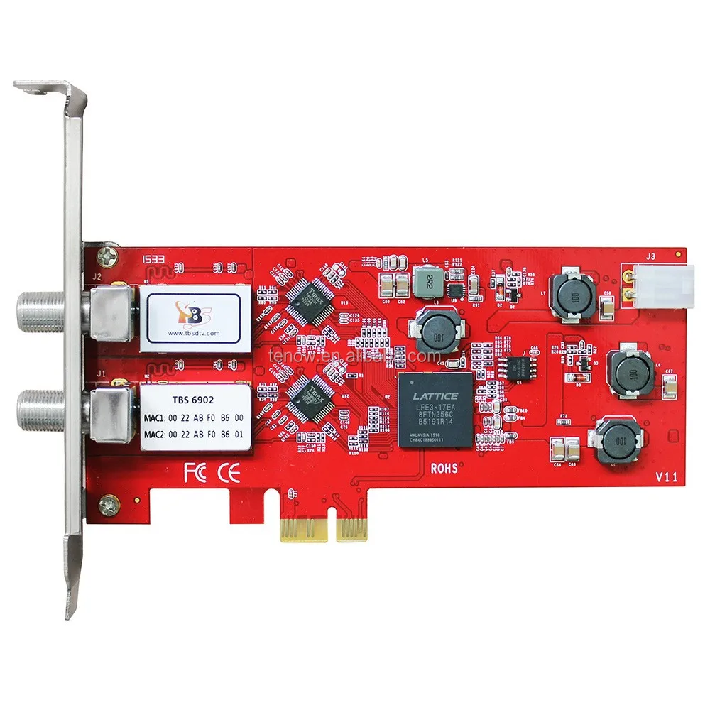 Hot Sell TBS6902 DVB-S2 Dual Tuner PCIe Card for HD and SD Digital Satellite TV Receiving on PC
Hot Sell TBS6902 DVB-S2 Dual Tuner PCIe Card for HD and SD Digital Satellite TV Receiving on PC
