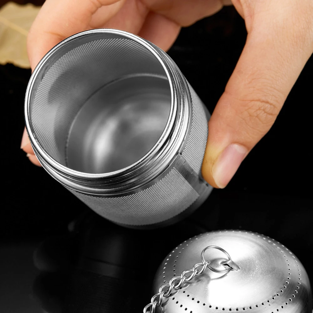 Filter Tea Infuser Ball Coffee Gadgets Herbal Kitchen Reusable Seasoning Spice Stainless Steel Strainer Teapot
Filter Tea Infuser Ball Coffee Gadgets Herbal Kitchen Reusable Seasoning Spice Stainless Steel Strainer Teapot