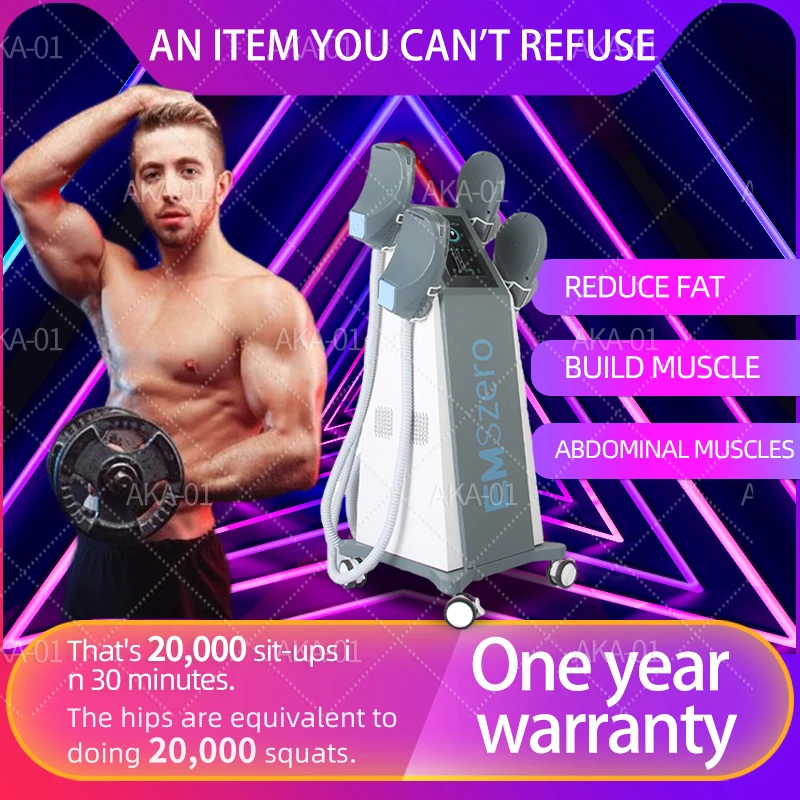 DLS-EMSLIM Electromagnetic Muscle Building Training Fat Removal Emszero Body Slimming Machine Butt Lifting DLS-Emslim with CE
DLS-EMSLIM Electromagnetic Muscle Building Training Fat Removal Emszero Body Slimming Machine Butt Lifting DLS-Emslim with CE
