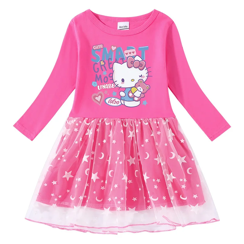 Y2K, платья для девочек, детское платье Sanrio с длинным рукавом, платье принцессы, платья подружек невесты в стиле аниме, Детская одежда Hello Kitty для девочек
Y2K, платья для девочек, детское платье Sanrio с длинным рукавом, платье принцессы, платья подружек невесты в стиле аниме, Детская одежда Hello Kitty для девочек