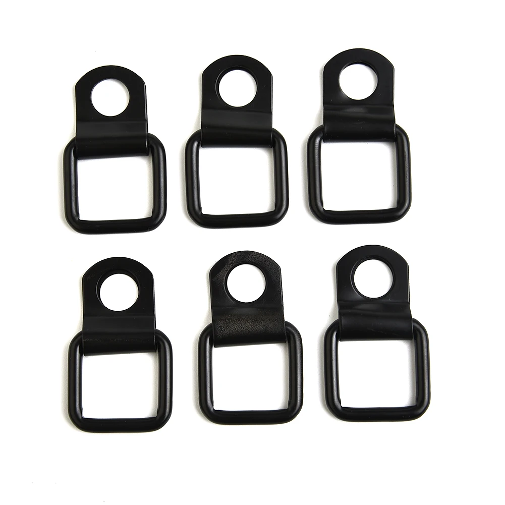 6Pcs Black Heavy Duty Fixing Point Anchor Lashing Eye Tie Down Loop D-Ring Hook For Jeep Wrangler JK JKU 2007-2018
6Pcs Black Heavy Duty Fixing Point Anchor Lashing Eye Tie Down Loop D-Ring Hook For Jeep Wrangler JK JKU 2007-2018