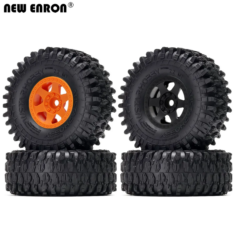 NEW ENRON 2.2" Nylon Beadlock Wheel Hub Rims & 128mm Tires Tyre for RC Car 1/10 Axial SCX10 RR10 Wraith KM5 CC01 LC70 MST JIMNY
NEW ENRON 2.2" Nylon Beadlock Wheel Hub Rims & 128mm Tires Tyre for RC Car 1/10 Axial SCX10 RR10 Wraith KM5 CC01 LC70 MST JIMNY