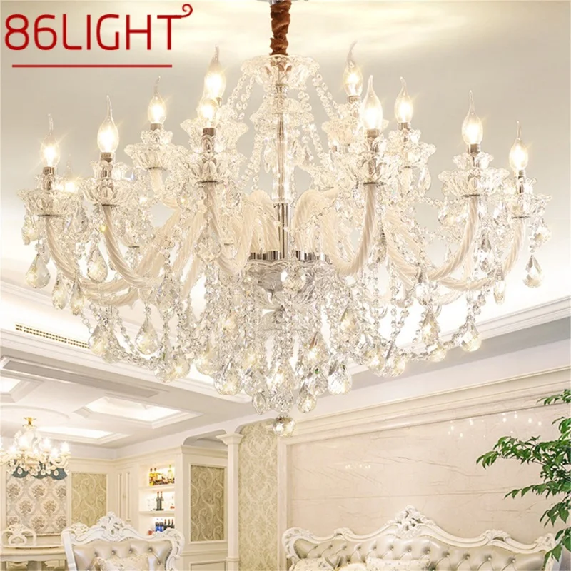 86LIGHT Nordic Chandelier Lamps LED Luxury Candle Pendant Crystal Hanging Lights Modern Fixtures for Home Villa Hall
86LIGHT Nordic Chandelier Lamps LED Luxury Candle Pendant Crystal Hanging Lights Modern Fixtures for Home Villa Hall