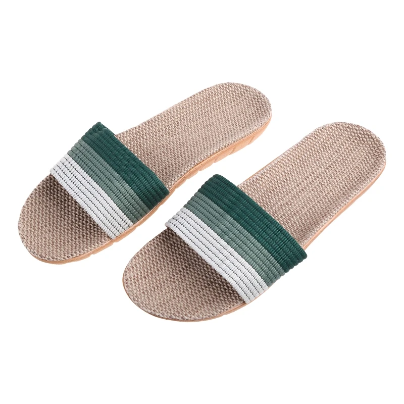 Summer Flax Slippers Women Breathable Hemp Belt Flip Flops Lovers All Season Indoor Shoes Beach Slides Ladies Sandals
Summer Flax Slippers Women Breathable Hemp Belt Flip Flops Lovers All Season Indoor Shoes Beach Slides Ladies Sandals