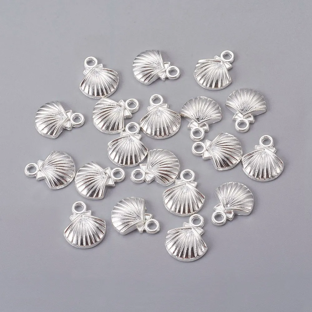 20- 100PC Tibetan Style Alloy Pendants Lead Free and Cadmium Free Shell Silver Color Plated about 11.8mm wide 14mm high
20- 100PC Tibetan Style Alloy Pendants Lead Free and Cadmium Free Shell Silver Color Plated about 11.8mm wide 14mm high