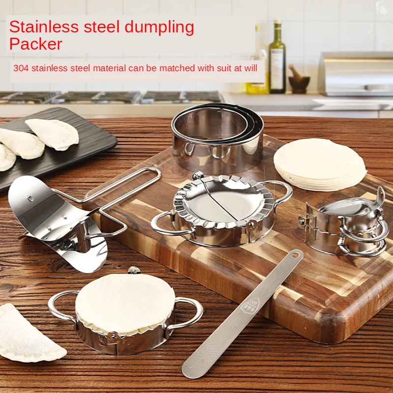 Dumpling Mold Maker 304 Stainless Steel Dumplings Wrapper Pinch Clip for Modeling Round Pastry Cutter Bowl Baking Tools Kitchen
Dumpling Mold Maker 304 Stainless Steel Dumplings Wrapper Pinch Clip for Modeling Round Pastry Cutter Bowl Baking Tools Kitchen