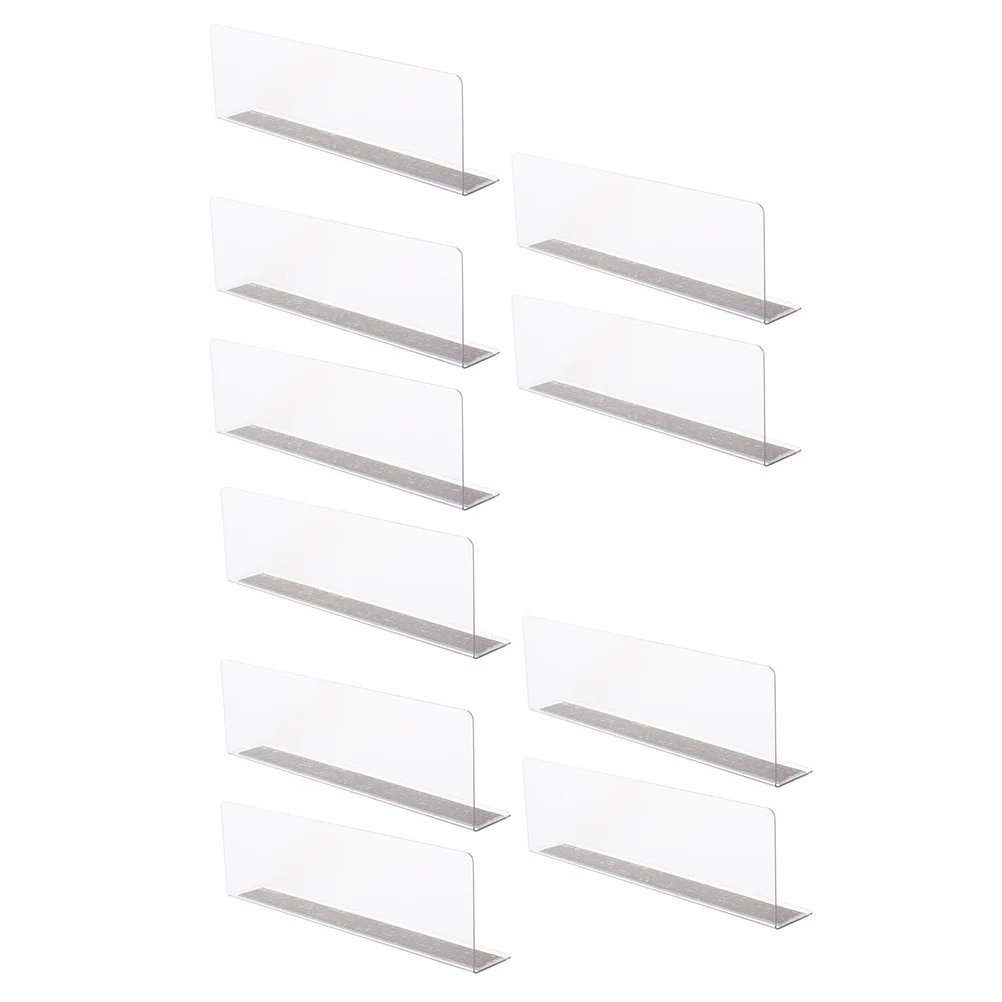 10pcs Shelf Divider Shelf Clapboard Acrylic Closet Dividers Supermarket Shelf Dividers Transparent Shelf Dividers
10pcs Shelf Divider Shelf Clapboard Acrylic Closet Dividers Supermarket Shelf Dividers Transparent Shelf Dividers
