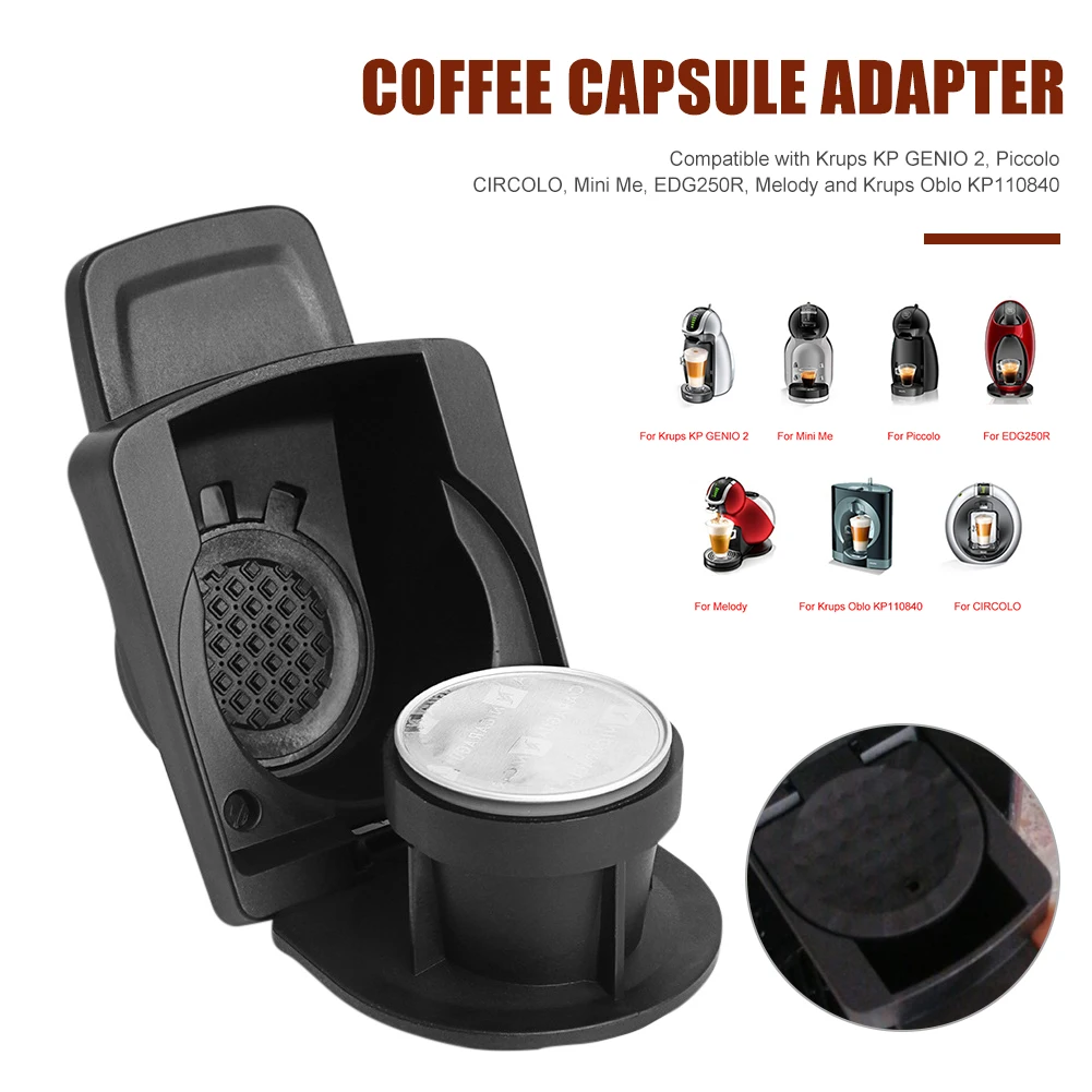 Coffee Pod Conversion Kit For Espresso Coffee Capsule Adapter Reusable Adapter Compatible With Dolce Gusto Coffee Machine Tool
Coffee Pod Conversion Kit For Espresso Coffee Capsule Adapter Reusable Adapter Compatible With Dolce Gusto Coffee Machine Tool