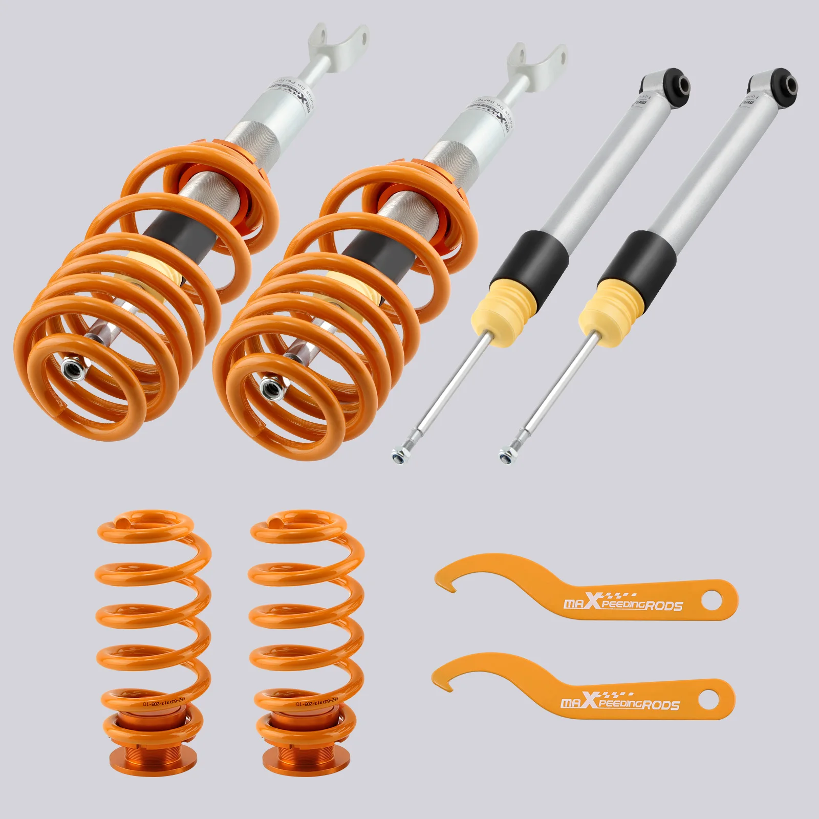 Coilover Lowering Suspension Steering Kit for AUDI A4 B6 B7 8E FWD + 4WD QUATTRO Shock Struts Spring for ALL Models 2WD Quattro
Coilover Lowering Suspension Steering Kit for AUDI A4 B6 B7 8E FWD + 4WD QUATTRO Shock Struts Spring for ALL Models 2WD Quattro