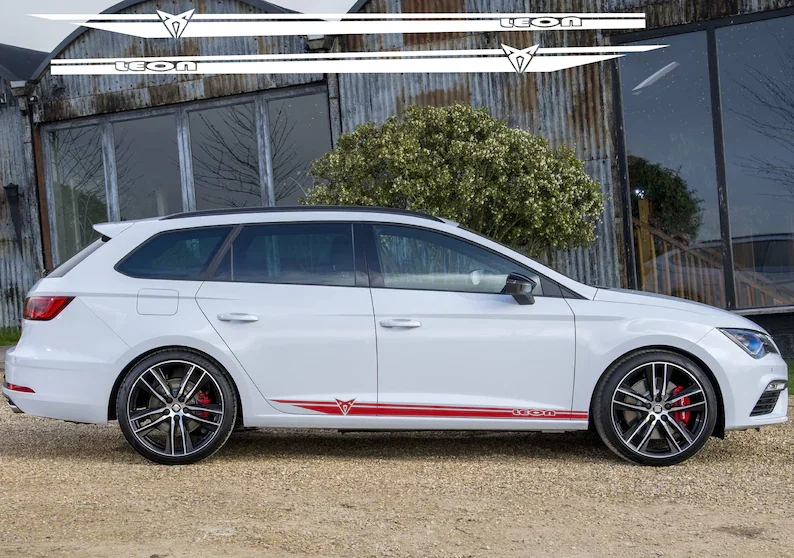 Наклейка с боковыми полосками, набор графических наклеек, совместимых с сиденьем Leoncar, Длинные полосатые наклейки, 2 шт. 
Наклейка с боковыми полосками, набор графических наклеек, совместимых с сиденьем Leoncar, Длинные полосатые наклейки, 2 шт.