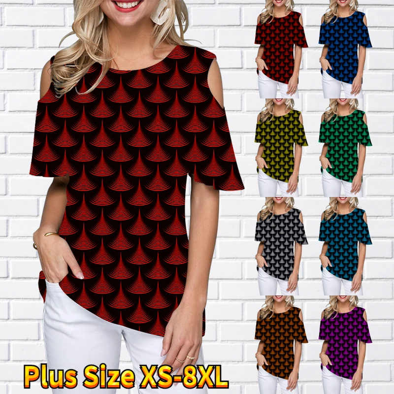 Summer Women Vintage Prints T-shirt Off-the-shoulder Street Casual Loose Pullover Women's Clothing Short Sleeved Tops T-shirt
Summer Women Vintage Prints T-shirt Off-the-shoulder Street Casual Loose Pullover Women's Clothing Short Sleeved Tops T-shirt