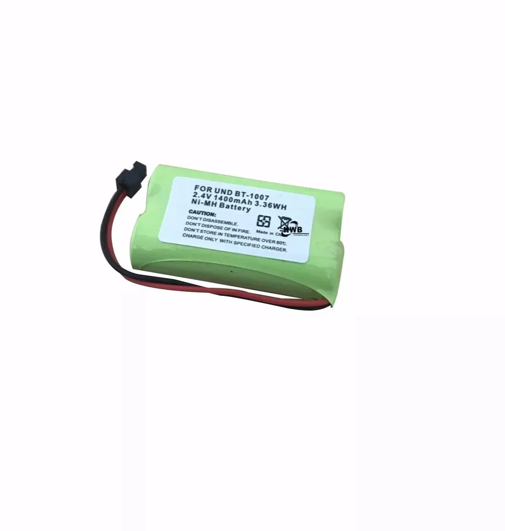 2.4V 1400mAh NiMH Cordless Phone Rechargeable Battery BT-1007 BT-105 Replacement Pack BT1015 BT904 DCX150 EXP370 B730 CPH479B
2.4V 1400mAh NiMH Cordless Phone Rechargeable Battery BT-1007 BT-105 Replacement Pack BT1015 BT904 DCX150 EXP370 B730 CPH479B