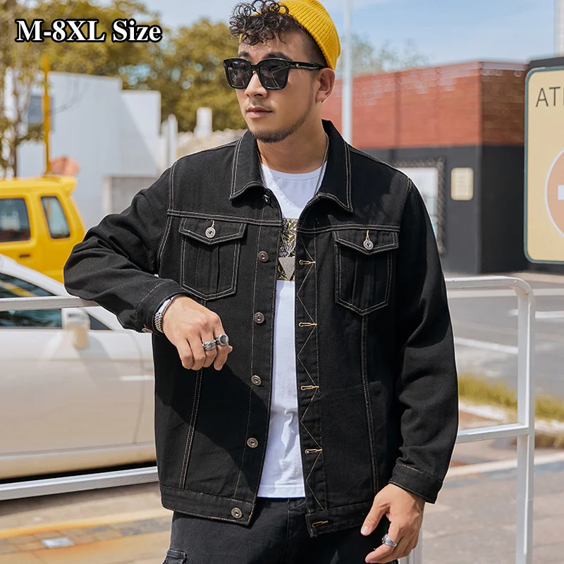 Men's Denim Jacket, Denim Jacket, Large 8xl 7xl 6xl, Classic Design, Loose, Casual, Brand Clothing, Fall 2021
Men's Denim Jacket, Denim Jacket, Large 8xl 7xl 6xl, Classic Design, Loose, Casual, Brand Clothing, Fall 2021