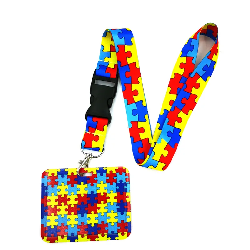 Autism Pattern Key lanyard Car KeyChain ID Card Pass Gym Mobile Phone Badge Kids Key Ring Holder Jewelry Decorations
Autism Pattern Key lanyard Car KeyChain ID Card Pass Gym Mobile Phone Badge Kids Key Ring Holder Jewelry Decorations