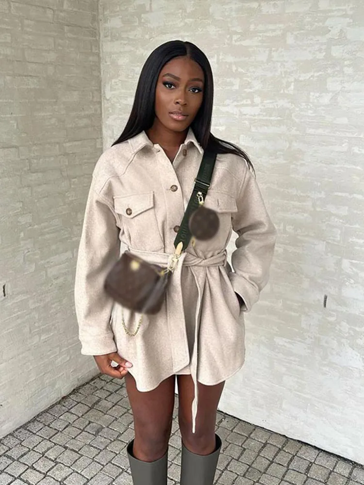 Women Fashion Tunic Sashes Trench Coat Female Single Breasted Pocket Trench Coat Autumn Winter Vintage Chic Casual Windbreaker
Women Fashion Tunic Sashes Trench Coat Female Single Breasted Pocket Trench Coat Autumn Winter Vintage Chic Casual Windbreaker