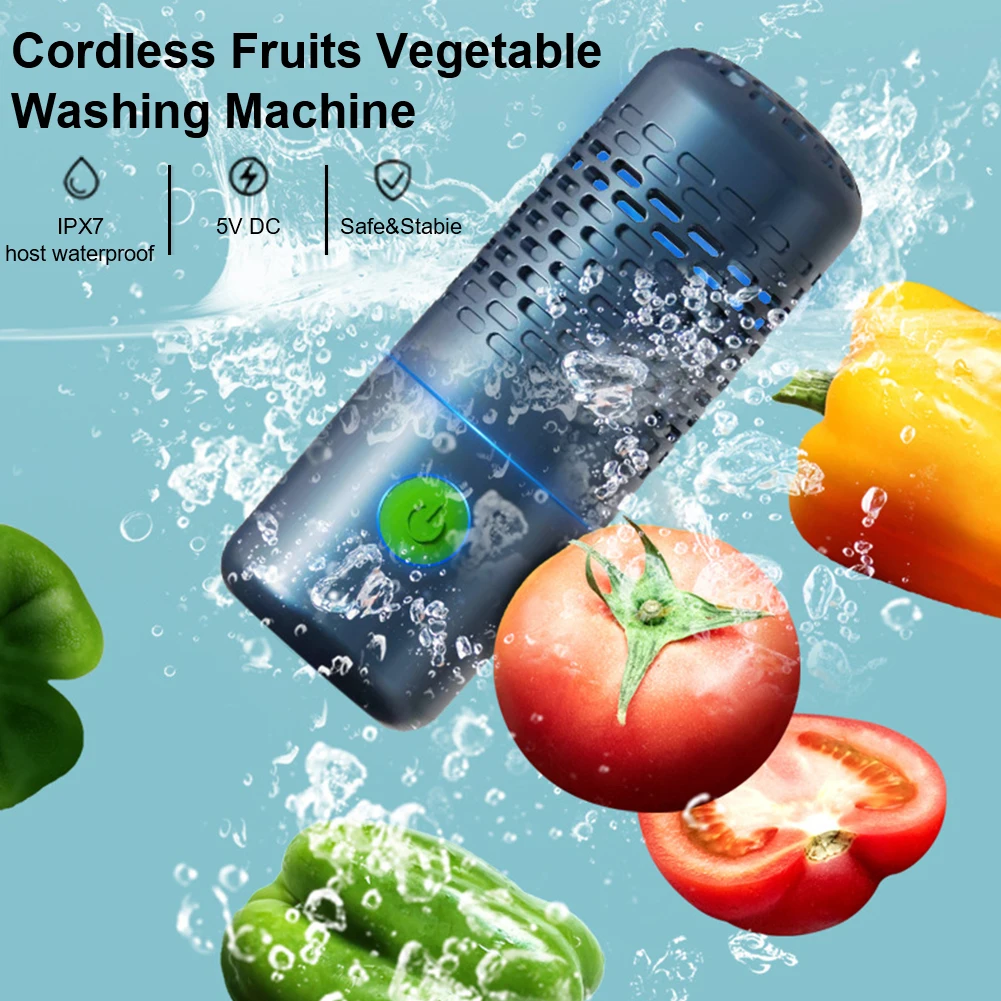 Fruit and Vegetable Washing Machine Ultrasonic Cleaner Wireless Charging Portable Fruit and Vegetable Cleaner Machine Waterproof
Fruit and Vegetable Washing Machine Ultrasonic Cleaner Wireless Charging Portable Fruit and Vegetable Cleaner Machine Waterproof