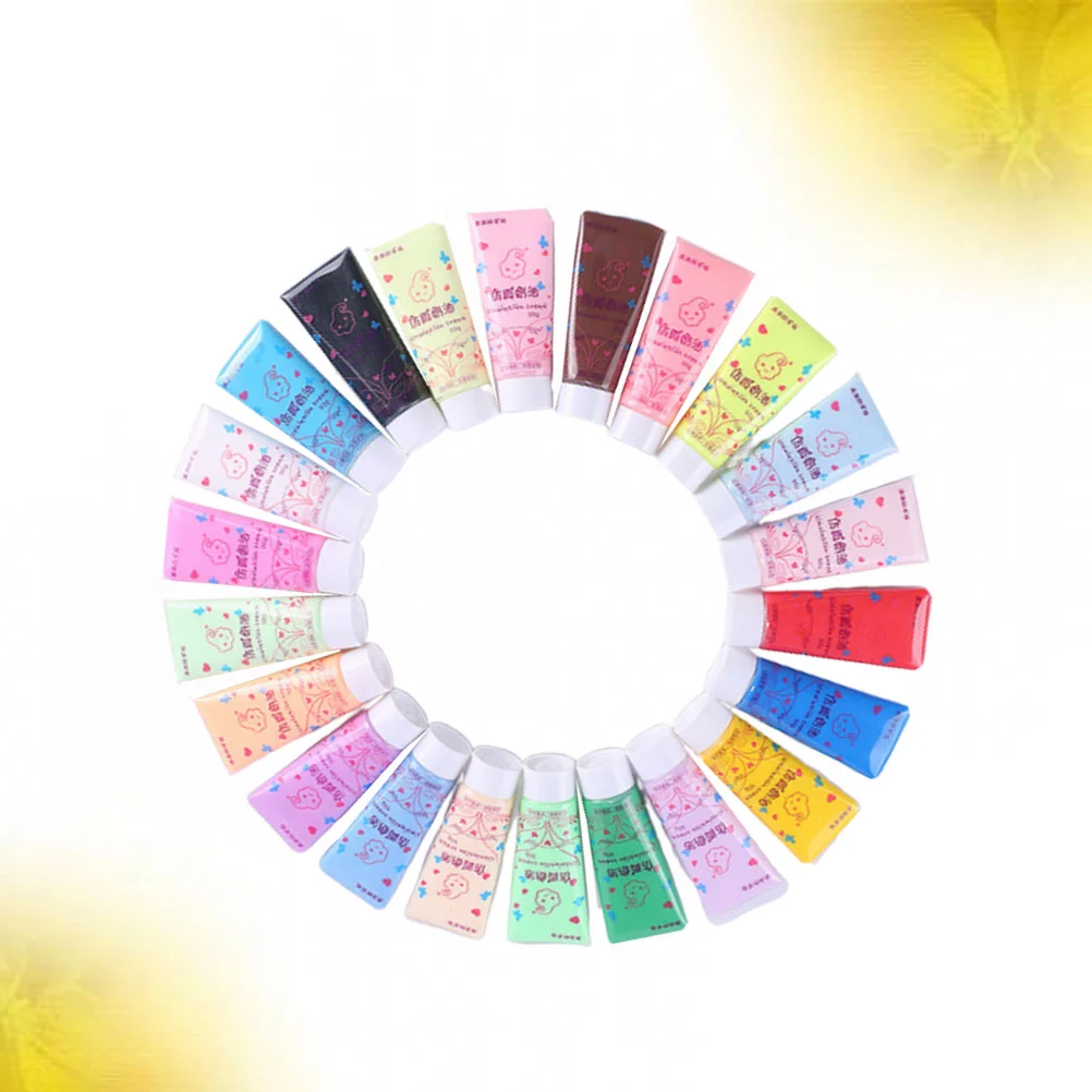 22 Pcs Simulation Cream Glue Colors Kawaii 3D Pattern Making DIY Cream Glue for Phone Cases (50ml)
22 Pcs Simulation Cream Glue Colors Kawaii 3D Pattern Making DIY Cream Glue for Phone Cases (50ml)