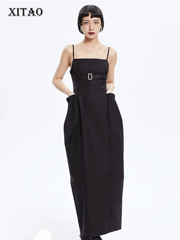 XITAO Backless Dress Black Small Fresh Casual Style Sleeveless Pleated Loose 2022 Summer Minority Loose Elegant Dress WMD6746
XITAO Backless Dress Black Small Fresh Casual Style Sleeveless Pleated Loose 2022 Summer Minority Loose Elegant Dress WMD6746