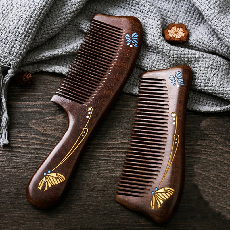 1Pcs Massage Combs Natural Gold Sandalwood Dense Tooth Butterfly Painted Wood Comb Head Massager Pocket Hair Comb Gift For Women
1Pcs Massage Combs Natural Gold Sandalwood Dense Tooth Butterfly Painted Wood Comb Head Massager Pocket Hair Comb Gift For Women