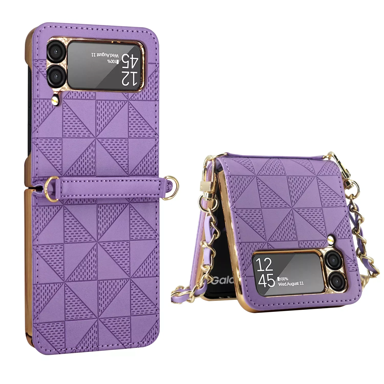 Strap Case for Samsung Galaxy Z Flip 3 5G Leather Cover Crossbody Lanyard Chain Protective Flip3 3D Embossing Cases
Strap Case for Samsung Galaxy Z Flip 3 5G Leather Cover Crossbody Lanyard Chain Protective Flip3 3D Embossing Cases