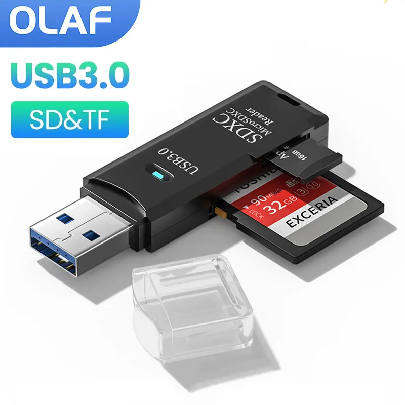 Olaf 2 In 1 Card Reader USB 3.0 2.0 To Micro SD TF Smart Memory Cardreader SD Card Adapter Flash Drive For PC Laptop Accessories
Olaf 2 In 1 Card Reader USB 3.0 2.0 To Micro SD TF Smart Memory Cardreader SD Card Adapter Flash Drive For PC Laptop Accessories