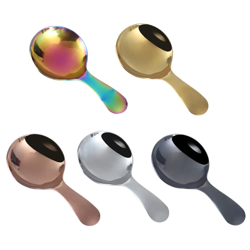 Десертная ложка с короткой ручкой, сахарная ложка из нержавеющей стали, солевые специи ложка для специй
Десертная ложка с короткой ручкой, сахарная ложка из нержавеющей стали, солевые специи ложка для специй
