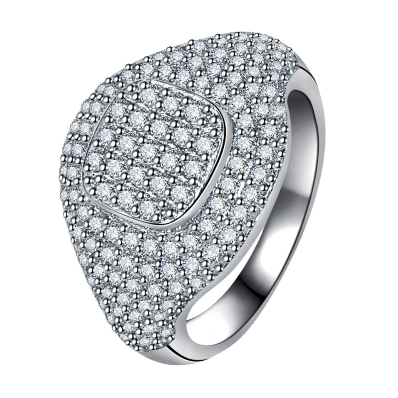 S925 Silver High Quality Zircon Full Diamond Ring Wide Edition Exaggerated European and American Luxury Set Ring Jewelry
S925 Silver High Quality Zircon Full Diamond Ring Wide Edition Exaggerated European and American Luxury Set Ring Jewelry
