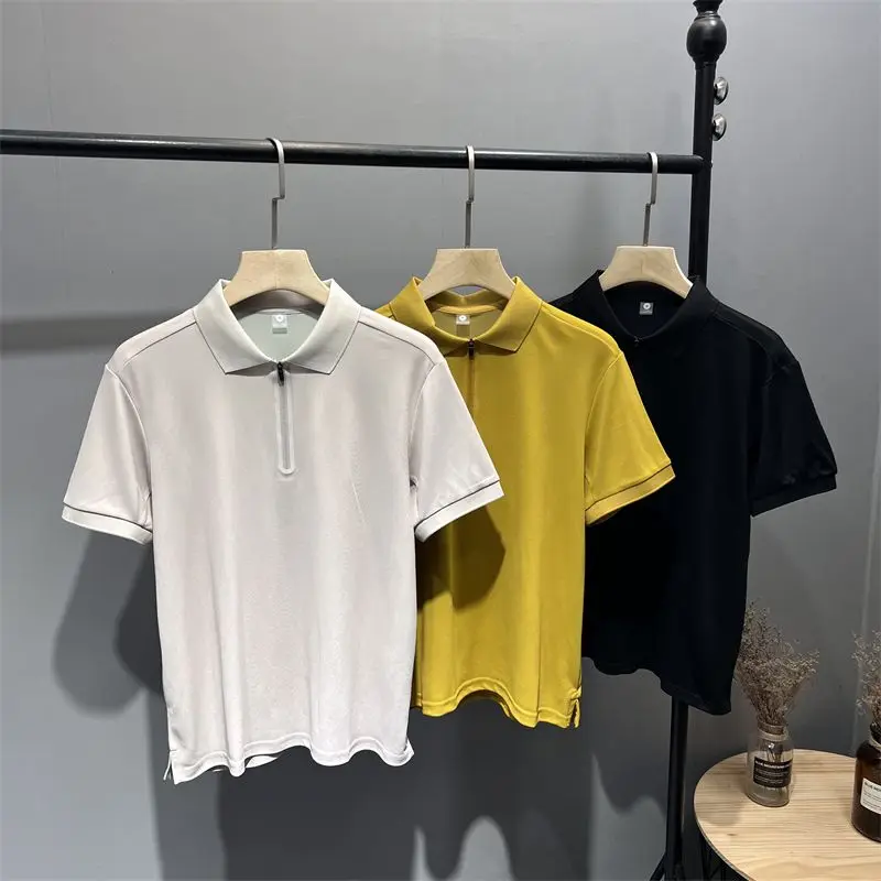 Summer 2013 Men Half Zip Quick Dry Breathable Casual Polo Tee High Quality Solid Color Short Sleeve T-Shirt Camisa Polo Homme
Summer 2013 Men Half Zip Quick Dry Breathable Casual Polo Tee High Quality Solid Color Short Sleeve T-Shirt Camisa Polo Homme