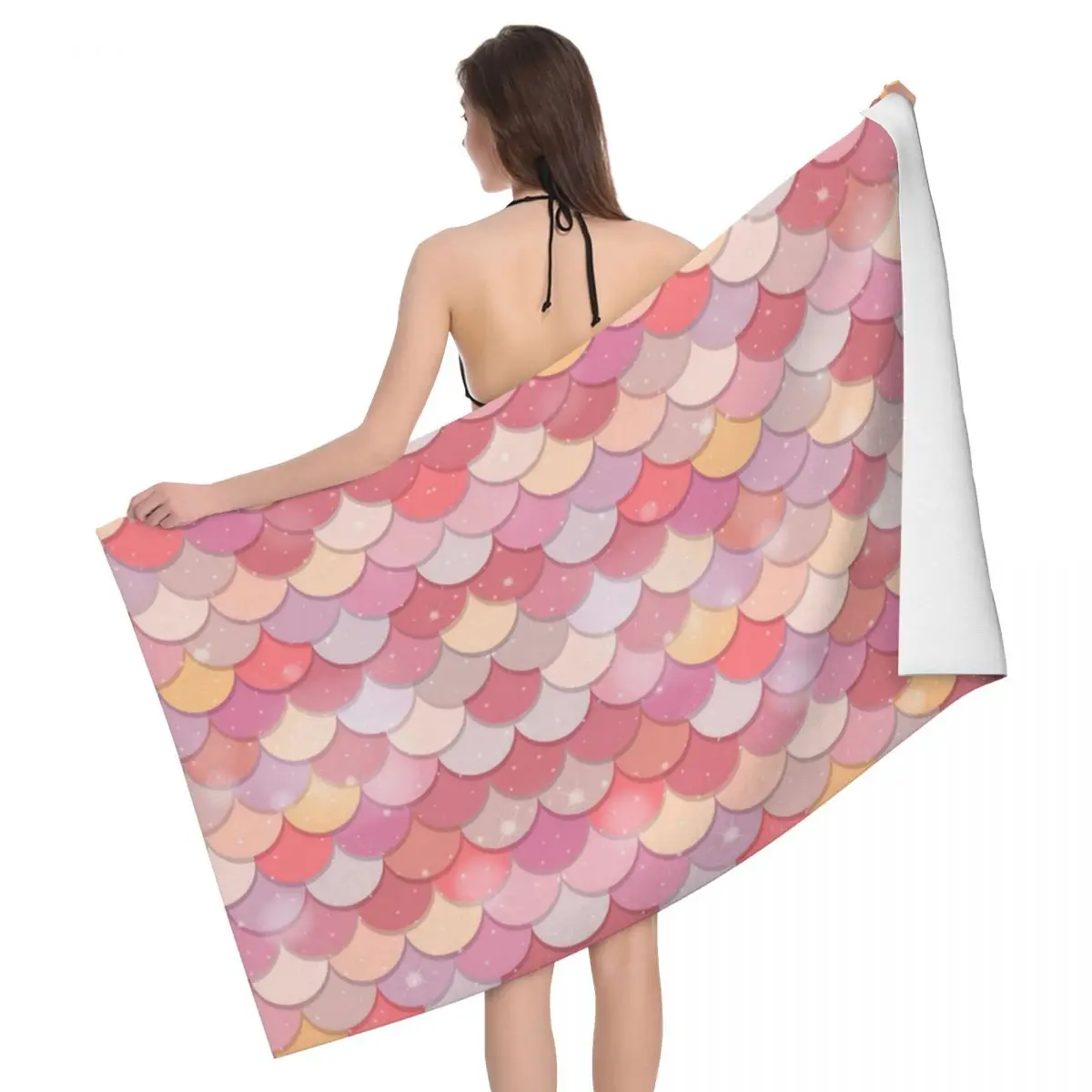 Fantasy Mermaid Scales Beach Towel Quick Drying Animal Soft Microfiber Shower Sauna Towels Sea Surf Poncho Travel Camping Women
Fantasy Mermaid Scales Beach Towel Quick Drying Animal Soft Microfiber Shower Sauna Towels Sea Surf Poncho Travel Camping Women
