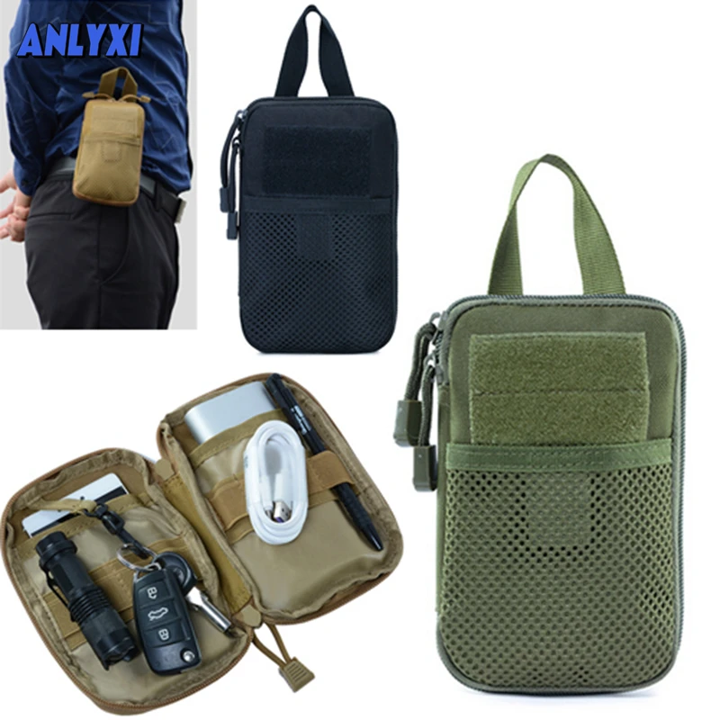 

Tactical Molle Medical Pouch Pack Military EDC Tool Bag Nylon Outdoor Sports Hunting Hiking Travel Army Medic Phone Waist Bag
