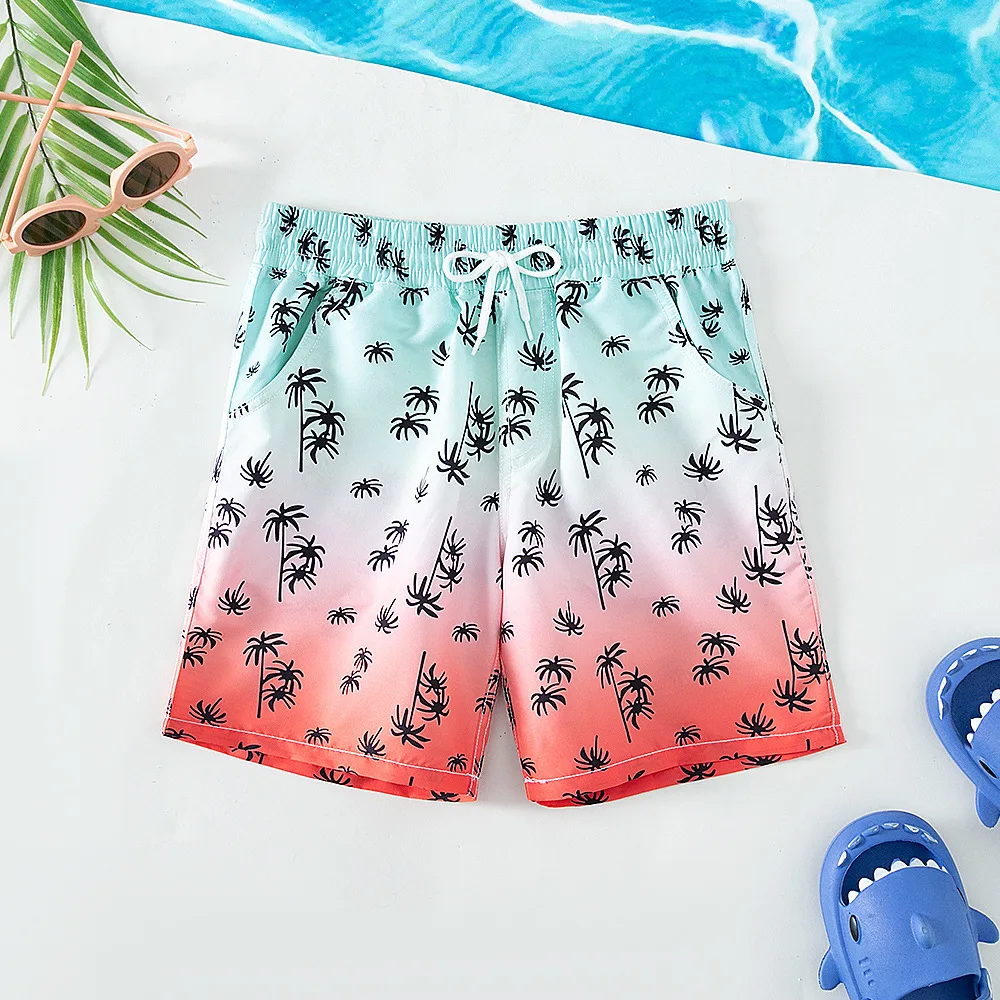 

2023 Quick Dry Summer Teen Boys Siwmwear Beach Board Shorts Briefs for Kids Swim Trunks 5-14years Swimming Shorts Beachwear