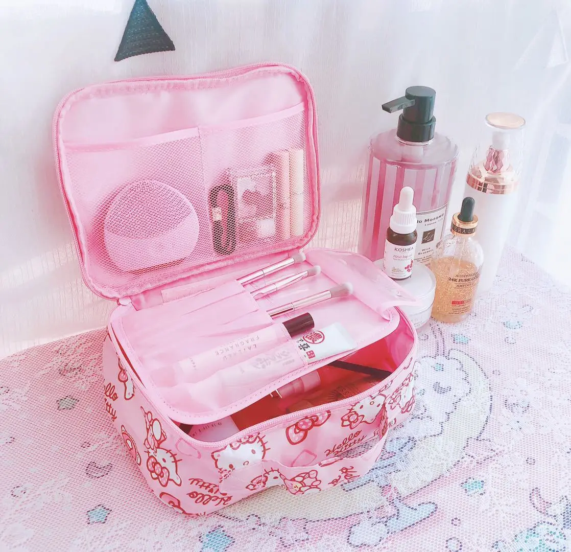 Sanrio Hello Kitty Handbag Cartoon Waterproof Cosmetic Bag My Melody Travel Bag Toiletry Bag Storage Bag
Sanrio Hello Kitty Handbag Cartoon Waterproof Cosmetic Bag My Melody Travel Bag Toiletry Bag Storage Bag