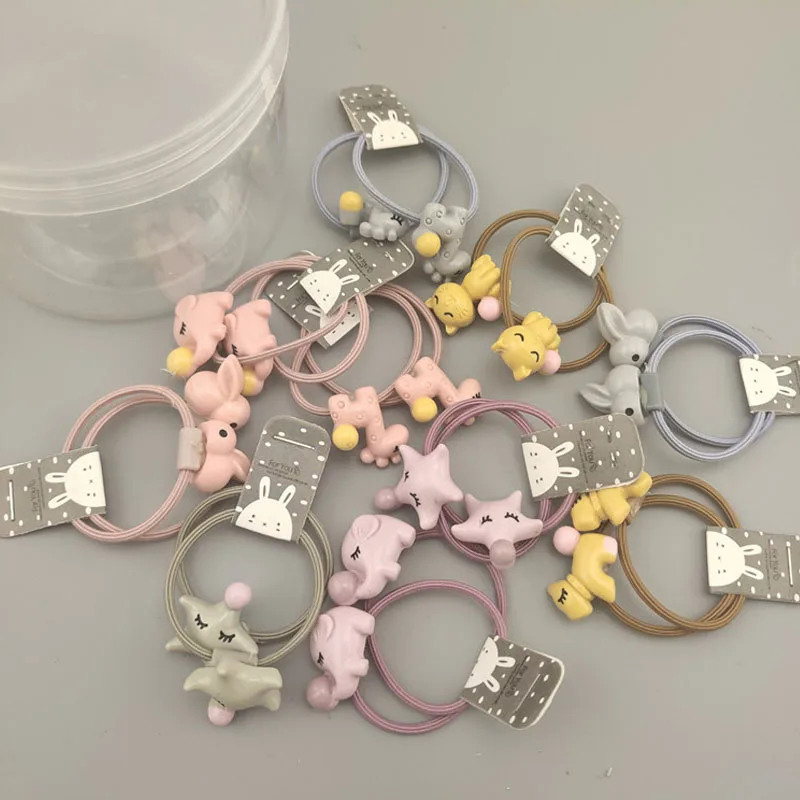 2Pcs/Set Children Cute Cartoon Rabbit Elephant Elastic Hair Bands Baby Girls Sweet Scrunchies Rubber Bands Kid Hair Accessories
2Pcs/Set Children Cute Cartoon Rabbit Elephant Elastic Hair Bands Baby Girls Sweet Scrunchies Rubber Bands Kid Hair Accessories
