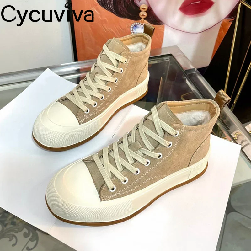 Ботинки на платформе со шнуровкой, зимние лоферы, замшевая обувь для женщин, шерстяная меховая теплая обувь для вождения, Повседневная зимняя обувь Челси для женщин 
Ботинки на платформе со шнуровкой, зимние лоферы, замшевая обувь для женщин, шерстяная меховая теплая обувь для вождения, Повседневная зимняя обувь Челси для женщин