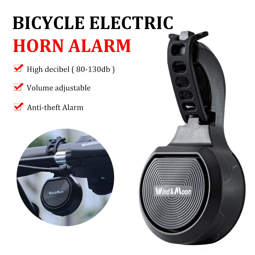 80-130dB Electronic Horn Rechargeable Bike Bell IPX6 Waterproof MTB Road Bike Handlebar Anti-Theft Alarm Ring Bell Cycling Alarm
80-130dB Electronic Horn Rechargeable Bike Bell IPX6 Waterproof MTB Road Bike Handlebar Anti-Theft Alarm Ring Bell Cycling Alarm