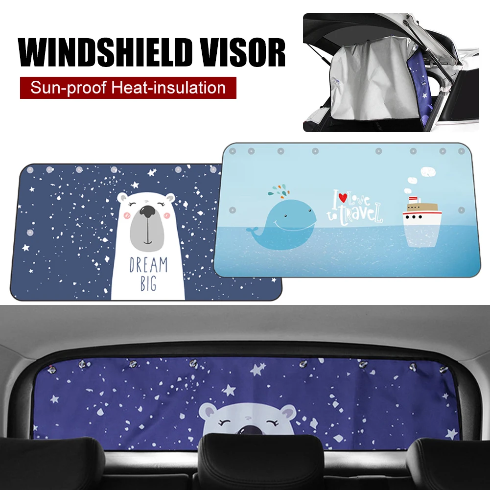 Universal Car Rear Windshield Sun Shade Visor Car Window Cover Sunscreen UV Protection Suction Cup Shade for Car Sedan Truck
Universal Car Rear Windshield Sun Shade Visor Car Window Cover Sunscreen UV Protection Suction Cup Shade for Car Sedan Truck