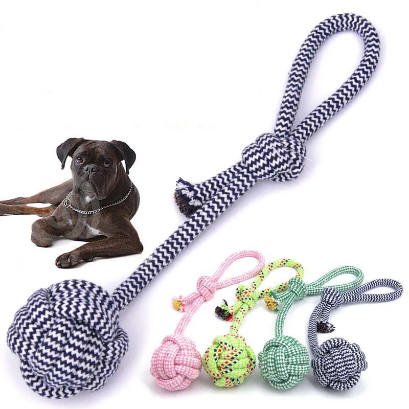 Dog Pet Cotton Rope Knot Toy Pet Hemp Rope Toy Umbrella Rope Handle Long Tail Cotton Ball Bite and Tear Resistant Candy Color
Dog Pet Cotton Rope Knot Toy Pet Hemp Rope Toy Umbrella Rope Handle Long Tail Cotton Ball Bite and Tear Resistant Candy Color