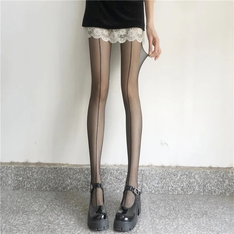 JK Women Pantyhose Fashion Sexy Mesh Tights Vertical Bar Lolita Women's Stockings Gothic Clothes Socks Hosiery Underwear
JK Women Pantyhose Fashion Sexy Mesh Tights Vertical Bar Lolita Women's Stockings Gothic Clothes Socks Hosiery Underwear